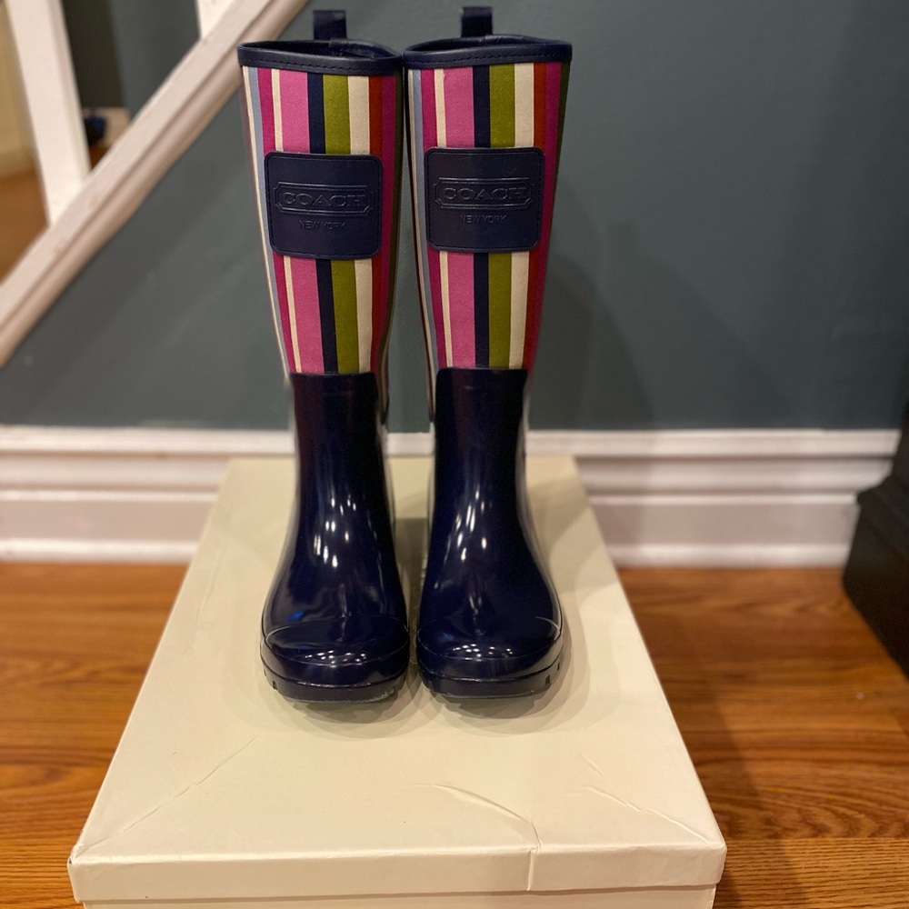 Coach Rain Boots womens size 9